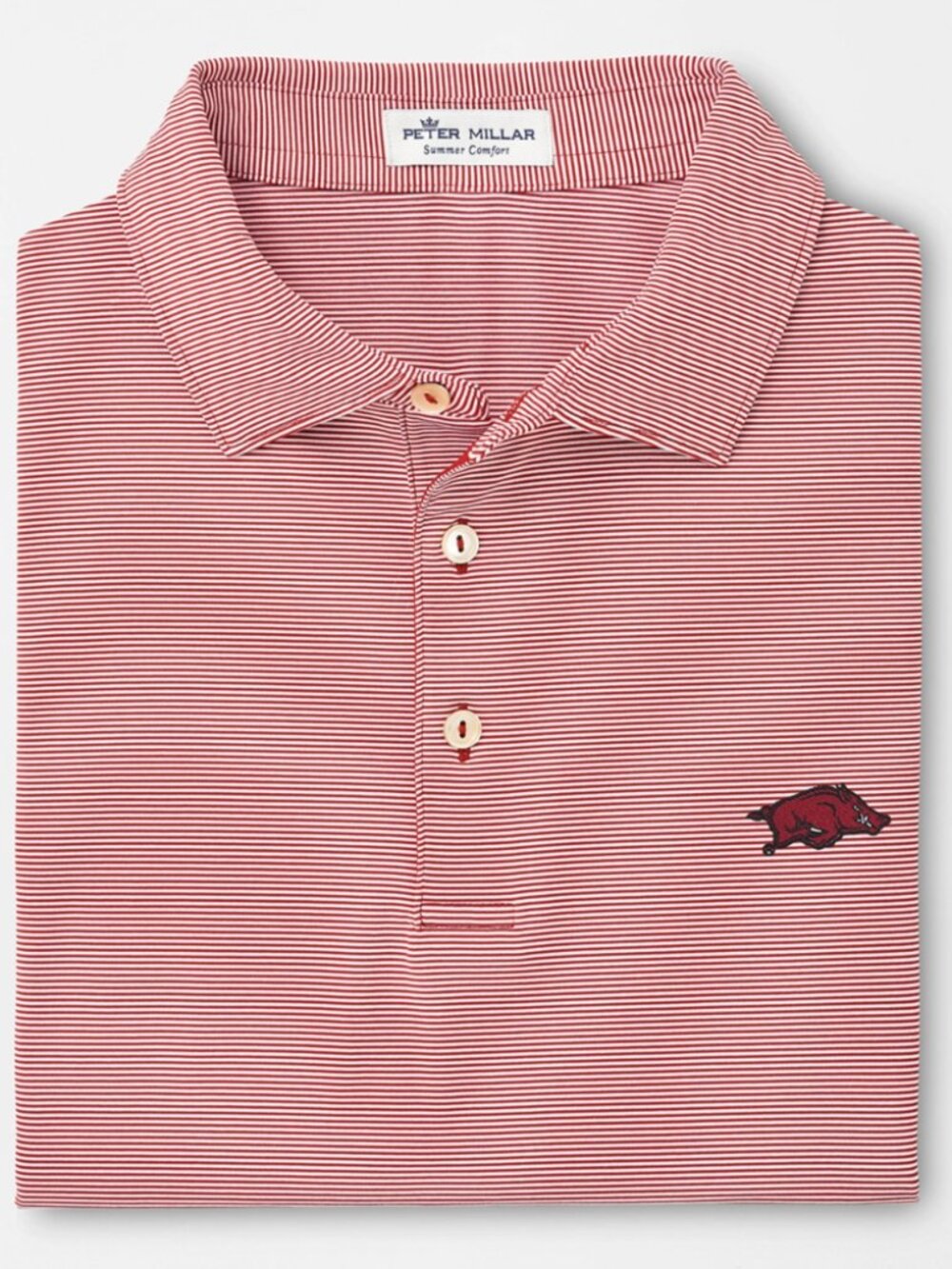 Peter Millar Arkansas Jubilee Stripe Performance Polo | Men's XL